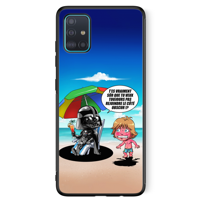 Coque pour téléphone portable Samsung Galaxy A51 5G Parodies Cinéma Le pouvoir du côté Obscur...