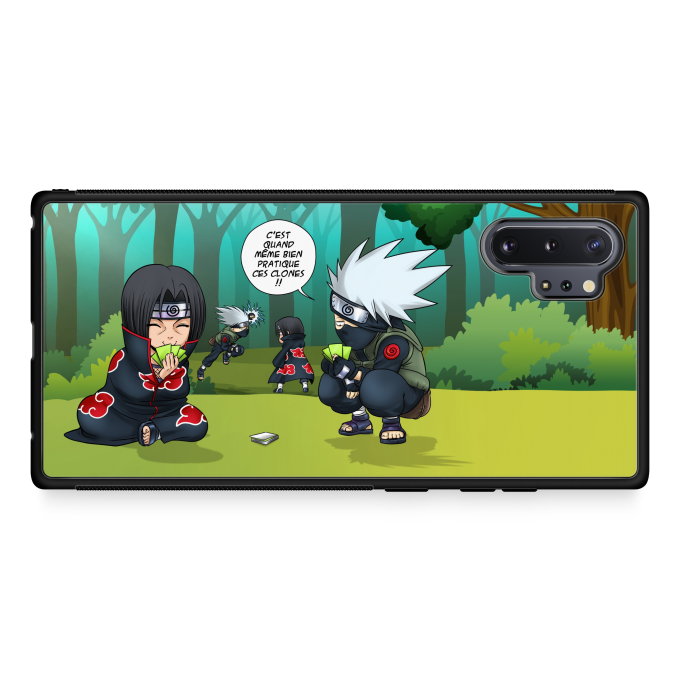 Coque pour téléphone portable Samsung Galaxy Note 10+ Parodies Manga Combat de Ninjas !