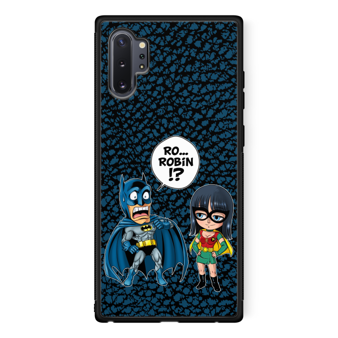 Samsung Galaxy Note 10+ Smartphone Cover (Black Color) - One Piece parody -  Batman and Robin - Batman and Robin (High quality cover - printed in France)