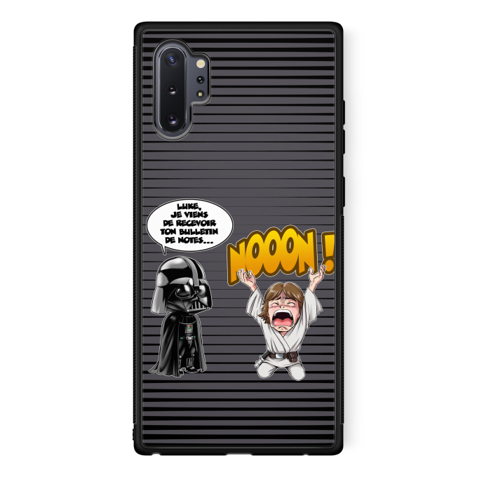 Coque pour téléphone portable Samsung Galaxy Note 10+ Parodies Cinéma Luke Life Episode I : Un père qui craint :)