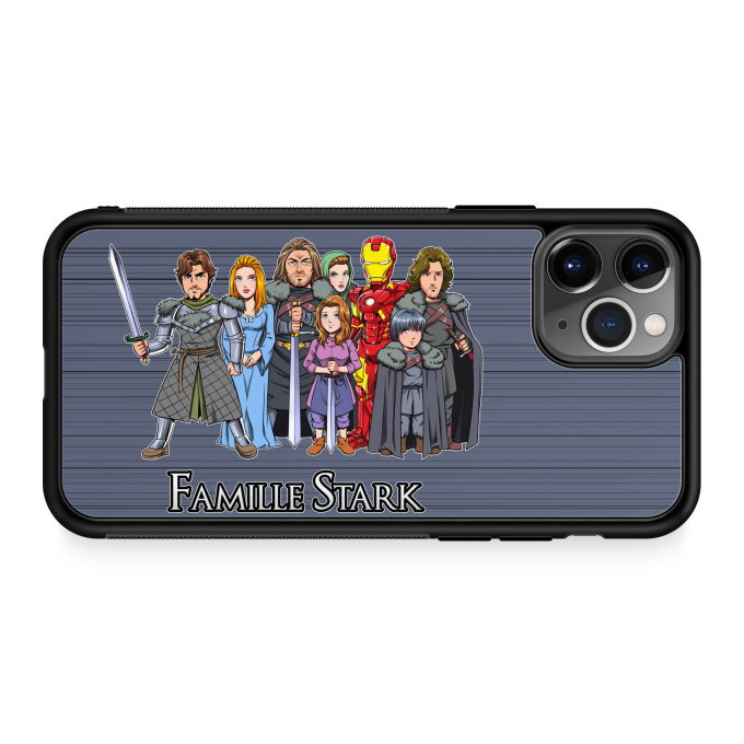 Coque pour téléphone portable iPhone 11 Pro Parodies Cinéma La Famille Stark au complet !
