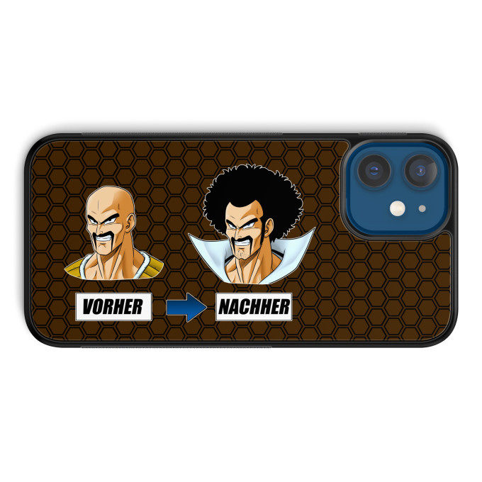 iPhone 12 et iPhone 12 Pro (6.1) Handyhlle Manga-Parodien Nappa und Mr Satan