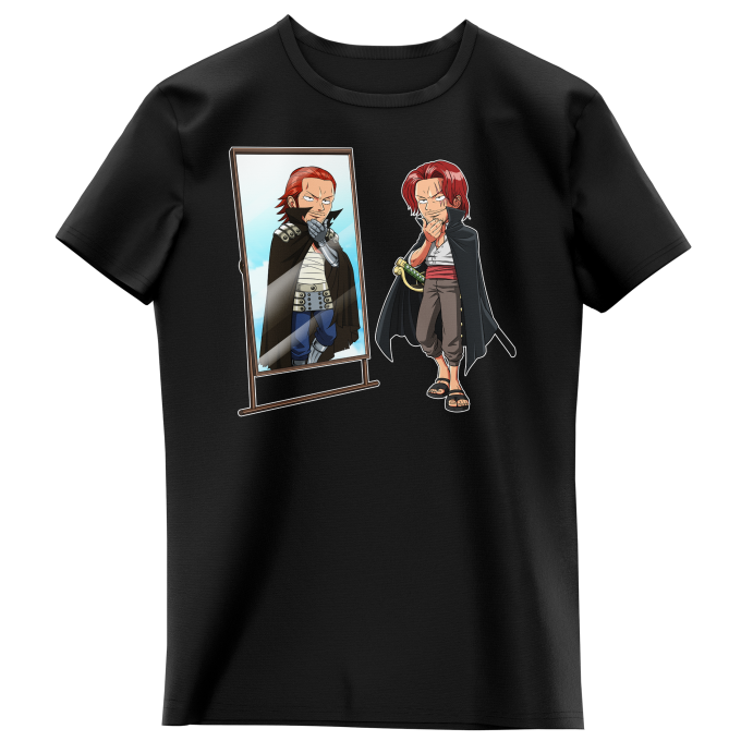 T-shirts Enfants Filles Parodies Manga Man in the Mirror !
