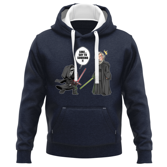 Sudaderas con capucha PREMIUM Parodias de pelculas Luke Skywalker y Kylo Ren