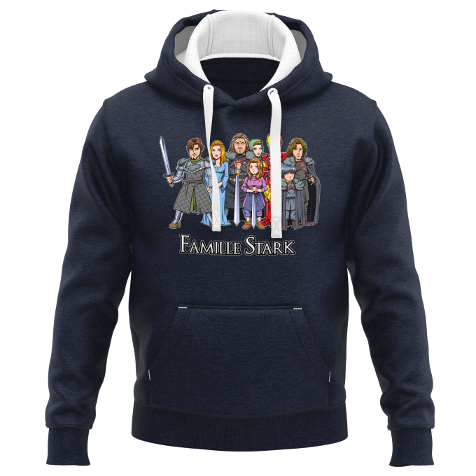 Sweat-shirts à Capuche PREMIUM Parodies Cinéma La Famille Stark au complet !