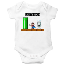 Short sleeve Baby Bodysuits Video Games Parodies
