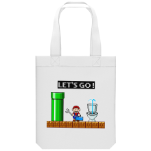 Borsa Tote Bag in cotone organico Videogiochi Parodie