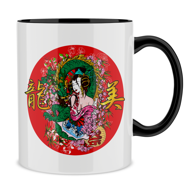 Mugs Japon La Geisha et le Dragon (Ryumi) !