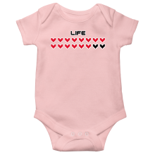 Short-sleeved baby bodysuit (Girls) Video Games Parodies