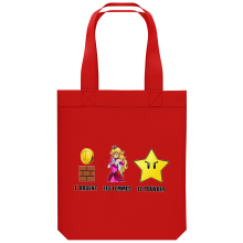 Sac Tote Bag en coton Bio Parodies Jeux Vido