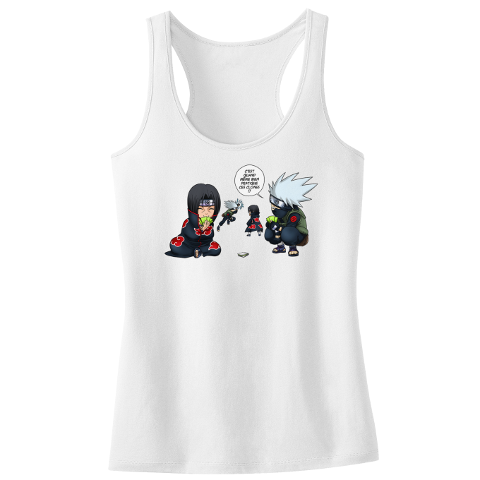 Débardeur Enfant Fille Parodies Manga Combat de Ninjas !