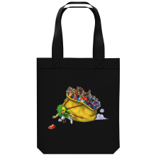 Organic Cotton Tote Bag Video Games Parodies