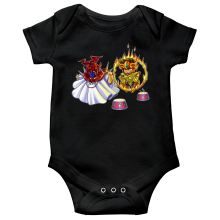 Korte mouwen Babyromper Manga-parodien