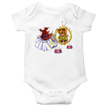 Korte mouwen Babyromper Manga-parodien