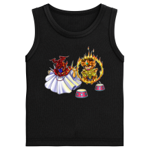 Kinderjongen tanktops Manga-parodien