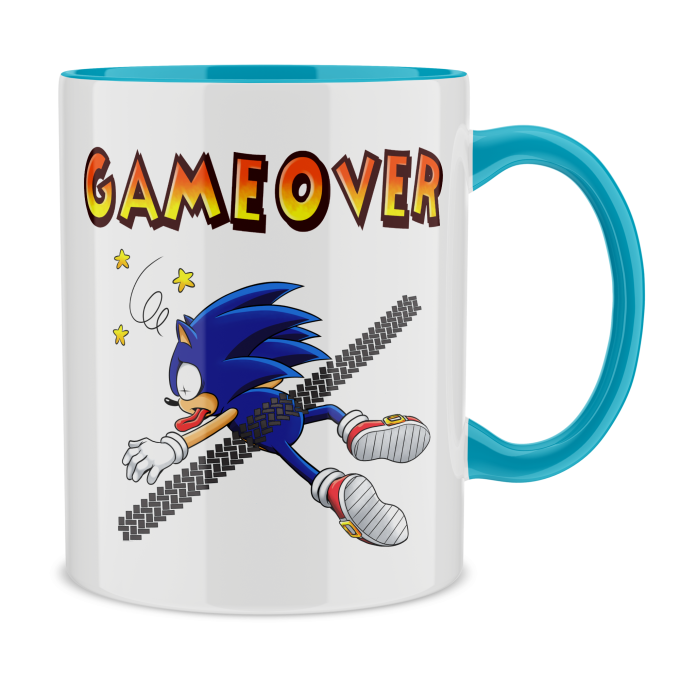 Sonic The Hedgehog Sonic Face Mug - Blue