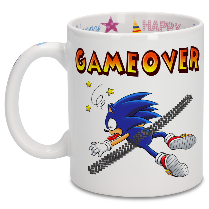 Cartoon Coffee Mug/sonic/coffee Mug/tea Cup/ 