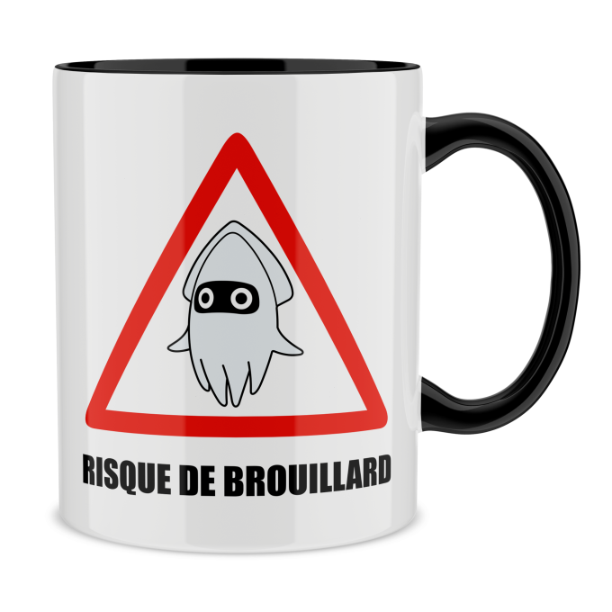 Mugs Parodies Jeux Vidéo Risque de Brouillard !