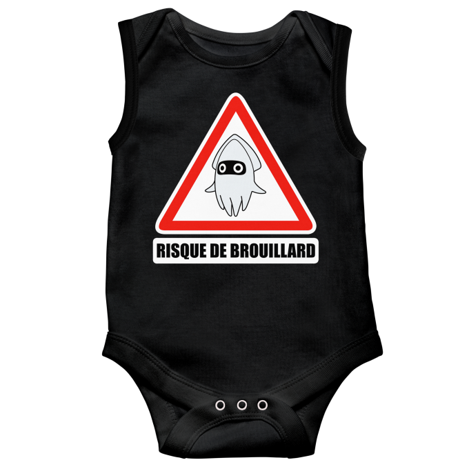 Body bébé sans manches Parodies Jeux Vidéo Risque de Brouillard !