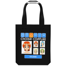 Sac Tote Bag en coton Bio Parodies Jeux Vido