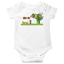 Short sleeve Baby Bodysuits Video Games Parodies