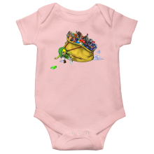 Short-sleeved baby bodysuit (Girls) Video Games Parodies