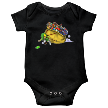 Short sleeve Baby Bodysuits Video Games Parodies