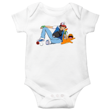 Short sleeve Baby Bodysuits Video Games Parodies