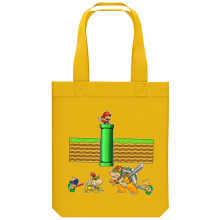 Organic Cotton Tote Bag Video Games Parodies