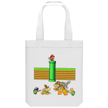 Organic Cotton Tote Bag Video Games Parodies