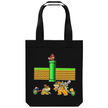 Organic Cotton Tote Bag Video Games Parodies