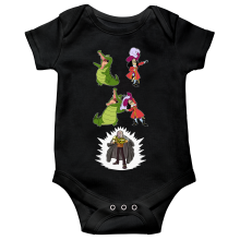 Korte mouwen Babyromper Manga-parodien