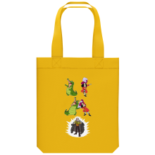 Borsa Tote Bag in cotone organico Parodie di Manga