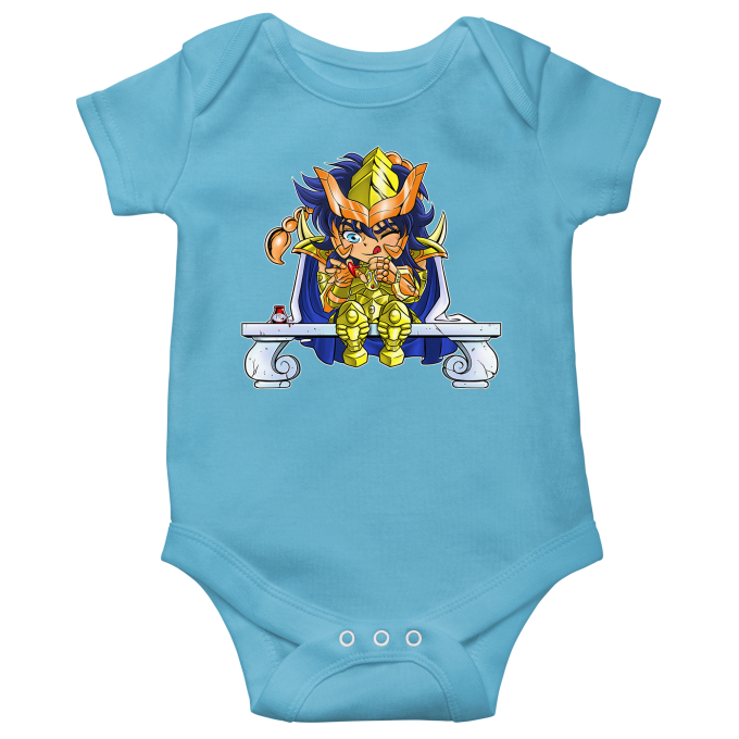 Knights of the Zodiac - Saint Seiya Parody Short-sleeved baby