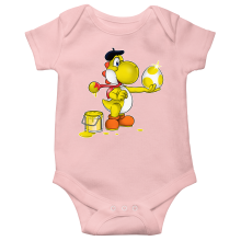 Short-sleeved baby bodysuit (Girls) Video Games Parodies