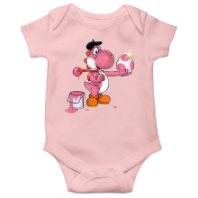 Short-sleeved baby bodysuit (Girls) Video Games Parodies