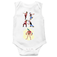 Sleeveless Baby Bodysuits Manga Parodies