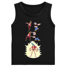 Kinderjongen tanktops Manga-parodien