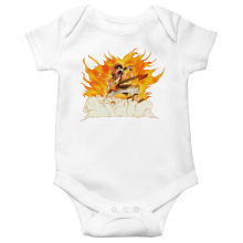 Korte mouwen Babyromper Manga-parodien