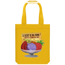 Saco (Tote Bag) de algodo orgnico Pardias mang