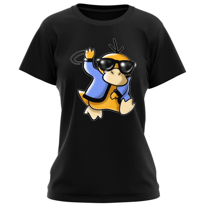 Enton Pokémon Lustiges Schwarz Damen T-Shirt Tank top Ref:599 Pokémon Parodie