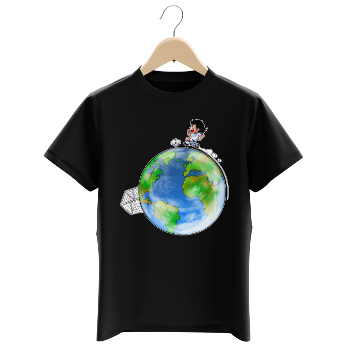 Camiseta Negra de manga corta para Niños - parodia de Campeones - Oliver y  Benji - Oliver Atom (T-shirt de alta calidad en la talla 614 - impresa en  Francia - Réf : 614)