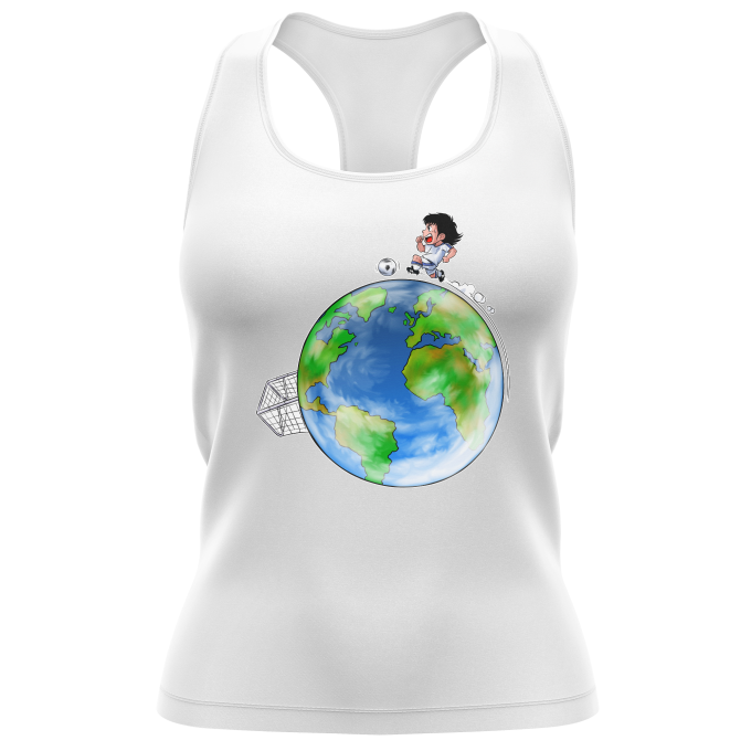 Débardeur Femme Parodies Manga Le plus grand terrain de foot du Monde :) (Version collector)