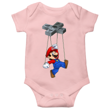 Short-sleeved baby bodysuit (Girls) Video Games Parodies