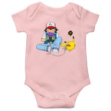 Short-sleeved baby bodysuit (Girls) Video Games Parodies