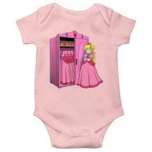 Short-sleeved baby bodysuit (Girls) Video Games Parodies