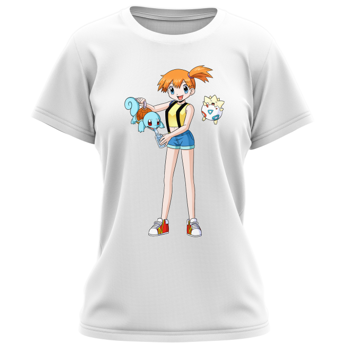 Tæl op underskud Bloodstained Pokémon Parody White Women's T-shirt - Misty, Squirtle and Togepi (Funny  Pokémon Parody - High Quality T-shirt - Size 643 - Ref : 643)