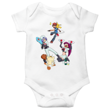 Short sleeve Baby Bodysuits Video Games Parodies