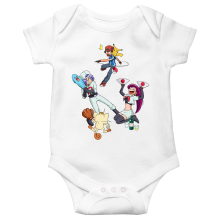 Short sleeve Baby Bodysuits Manga Parodies