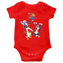 kurzrmelige Baby Strampler Videospiel-Parodien